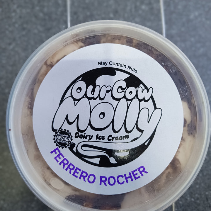 OurCowMolly 1Litre Black Forest Gateau IceCream - Ferrero Rocher