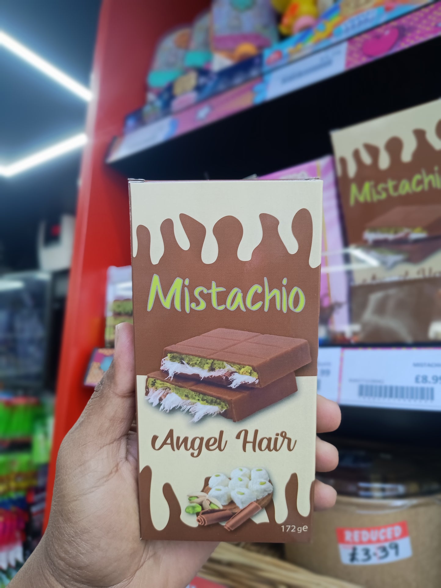 Mistachio Angel Hair Turkish Cotton Candy with Pistachio filling 172g