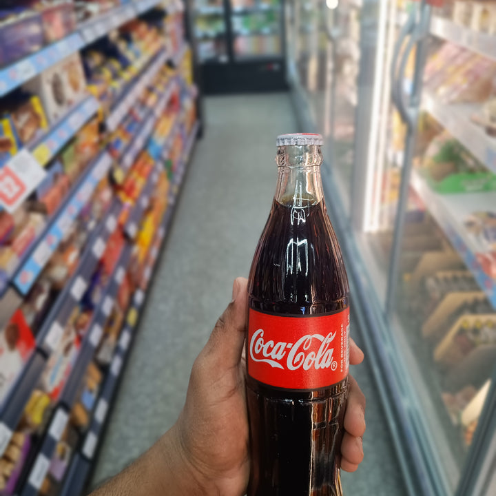 American Drinks 500ml Glass Bottles - Coke