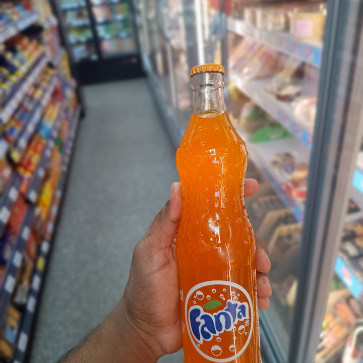 American Drinks 500ml Glass Bottles - Fanta