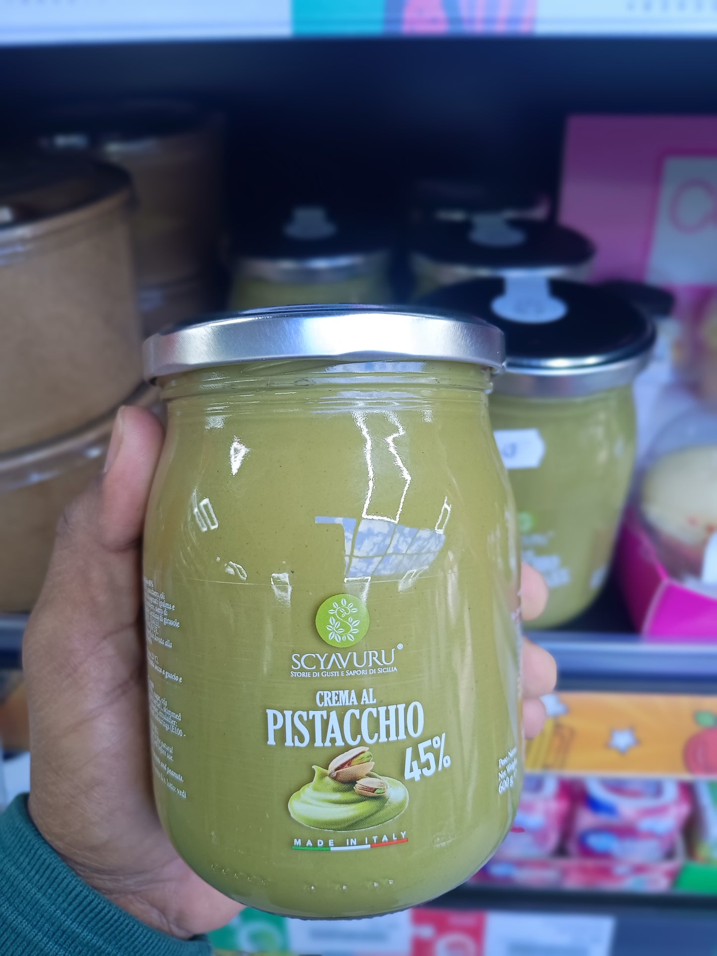 CREMA AL PISTACCHIO/PISTACHIO CREAME/PISTACHIO SPREAD MADE IN ITALY