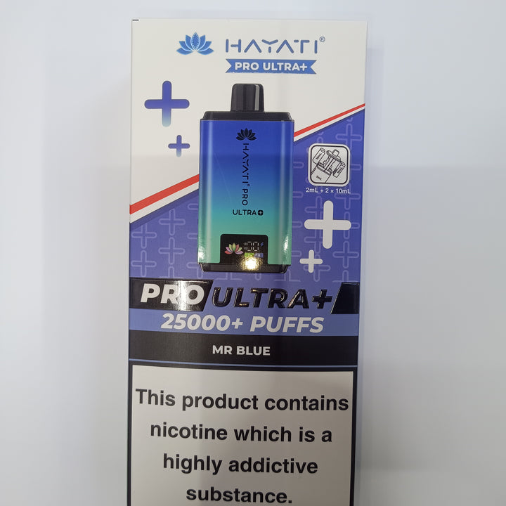 HAYATI PRO ULTRA+ 25000PUFFS(REFILLS DEVICE)BIG VAPES hayativapes hayatiproultra - Mr Blue