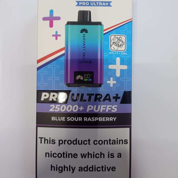 HAYATI PRO ULTRA+ 25000PUFFS(REFILLS DEVICE)BIG VAPES hayativapes hayatiproultra - Blue Sour Raspberry