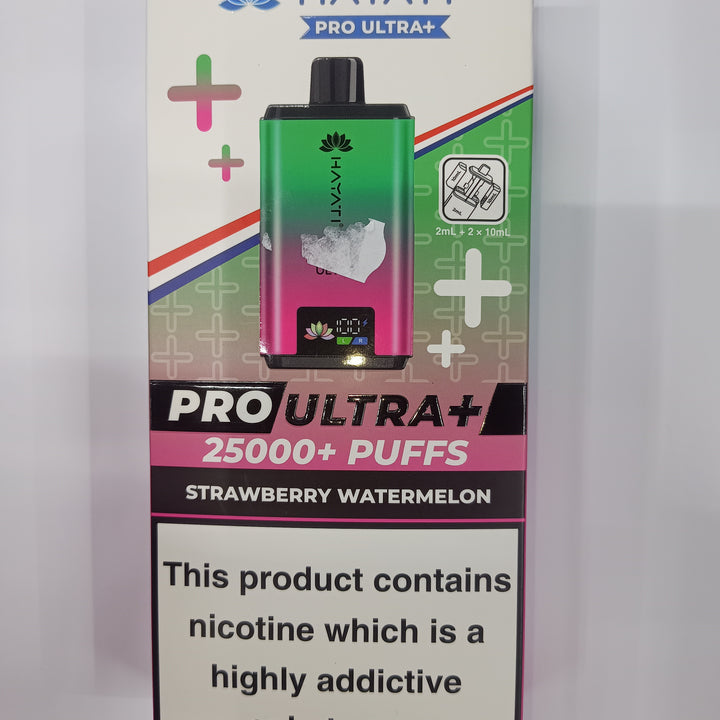 HAYATI PRO ULTRA+ 25000PUFFS(REFILLS DEVICE)BIG VAPES hayativapes hayatiproultra - Strawberry Watermelon