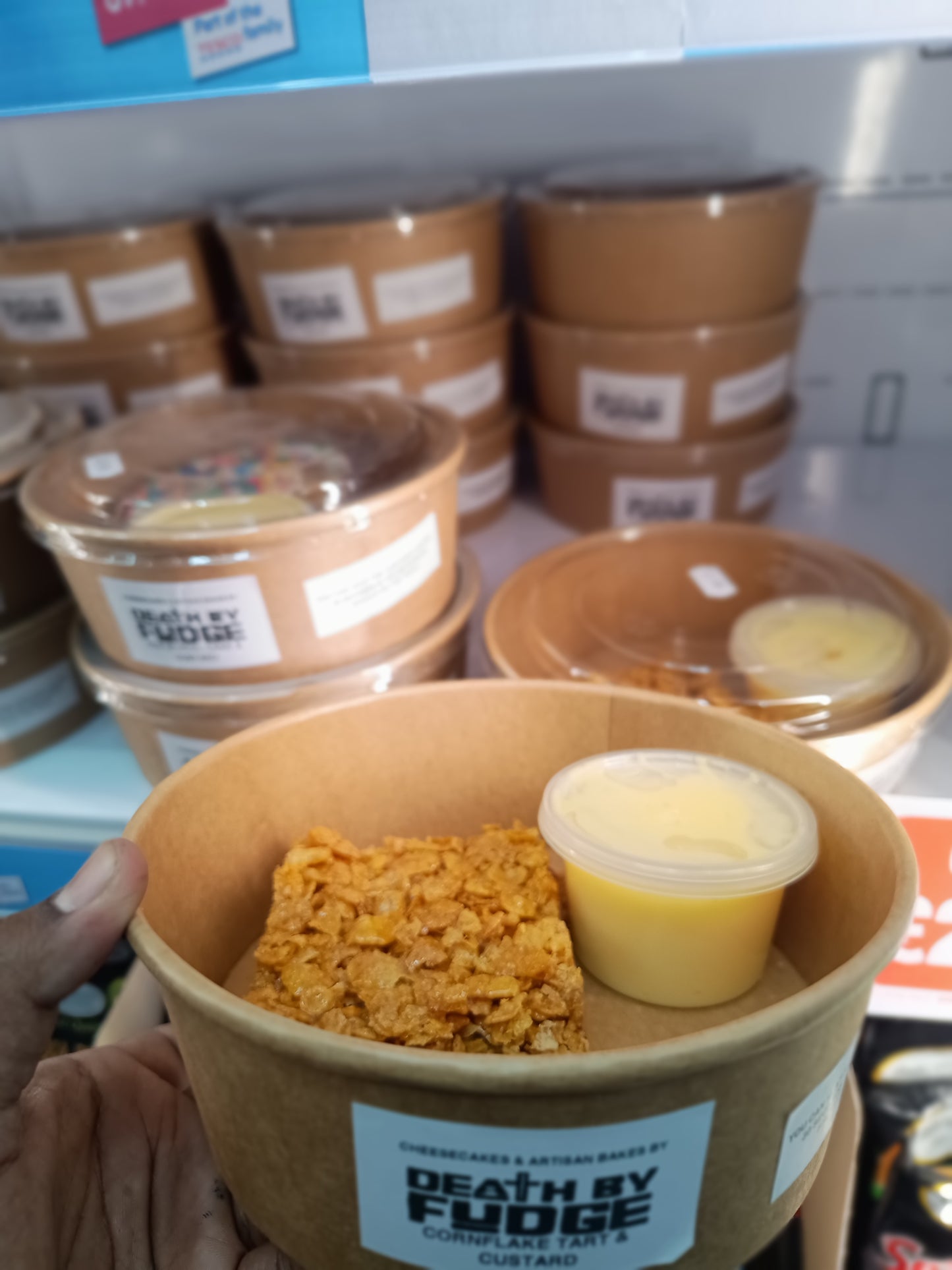 Death by fudge Cakes With Custard in Bowl weekenddesserts desserts cakeswithcustard dessert deathbyfudge