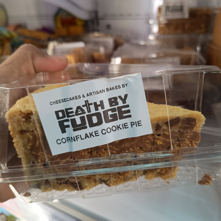 Death by Fudge CookiePie Desserts cookies pies cookiepiedesserts deathbyfudge - Cornflakes