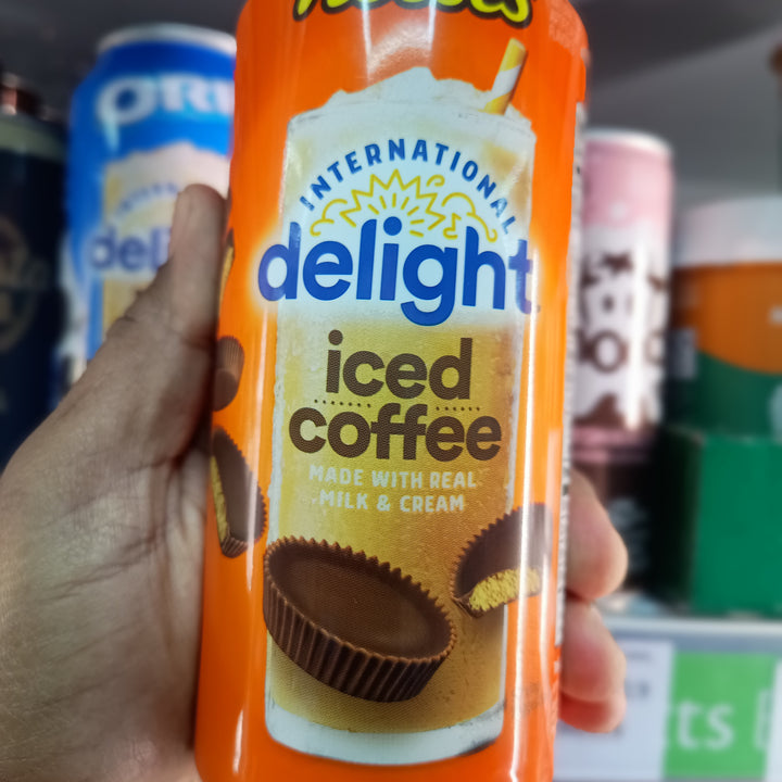American Iced Coffee iced coffee international drinks cold coffee cold coffee - Delight Reese's 443ml