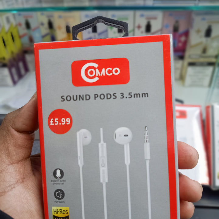 Comco Earbuds/Earphones Bluetooth/wired wireless Mobile Accessories - Microphone Connection