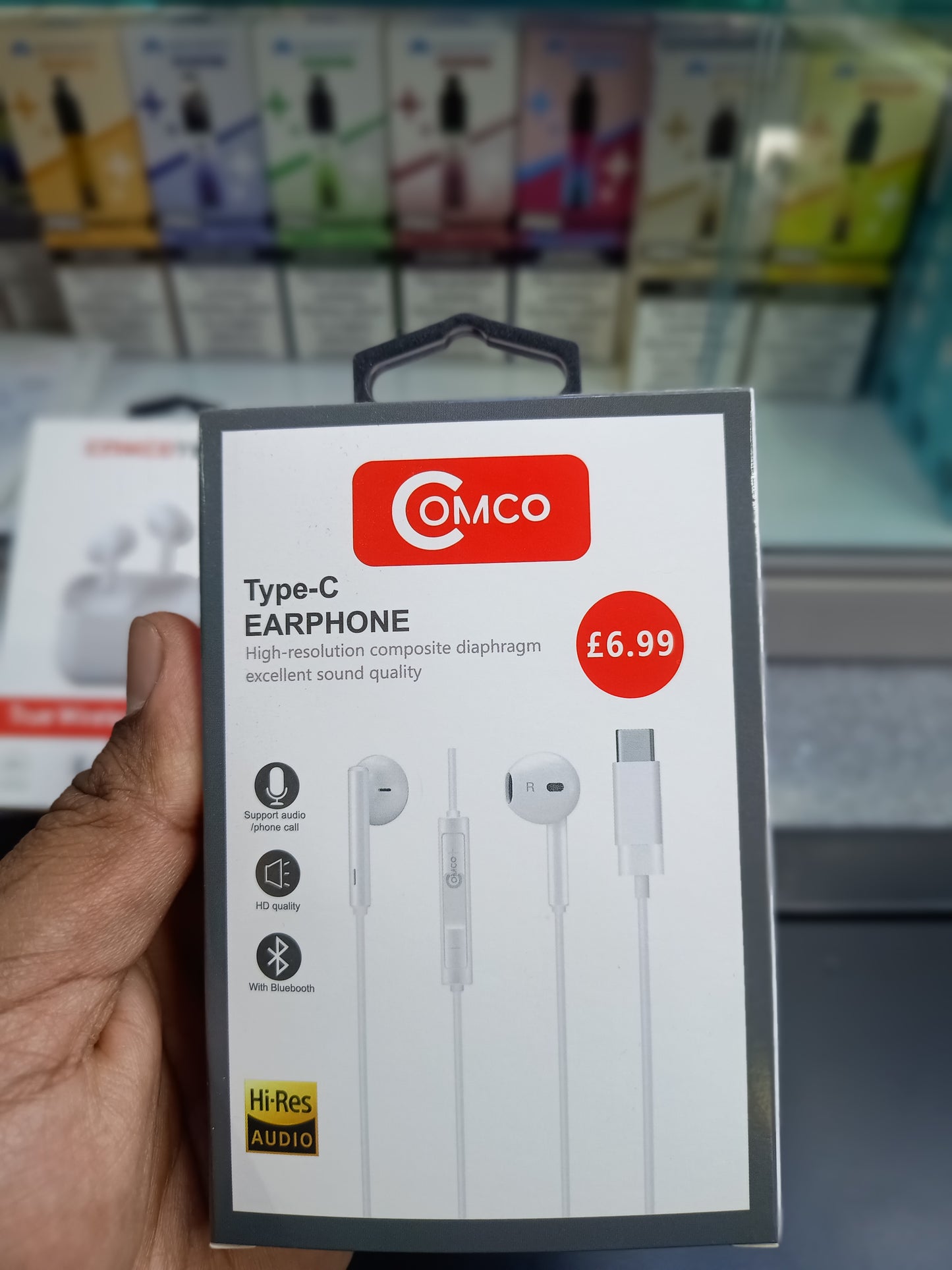 Comco Earbuds/Earphones Bluetooth/wired wireless Mobile Accessories