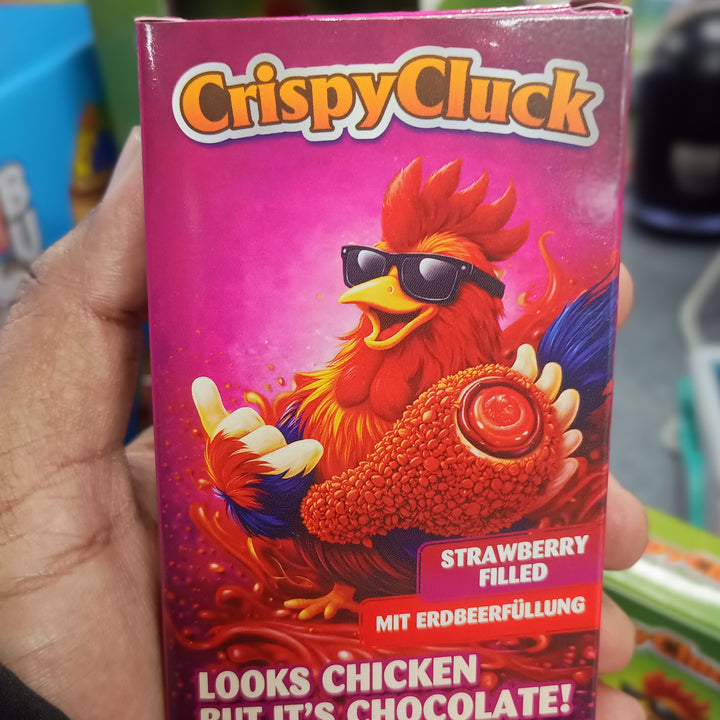 Viral Trending Crispy Cluck Milk filled Chocolate - Strawberry
