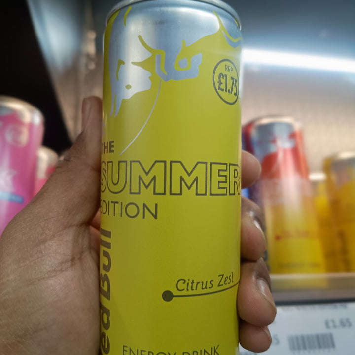 Redbull Flavoured Energy Drink 250ml - Citrus Zest