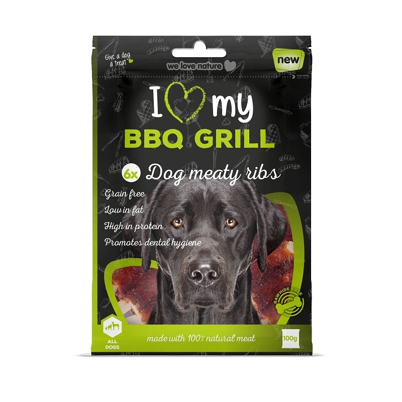 I love my pets BBQ Grill Meaty Ribs