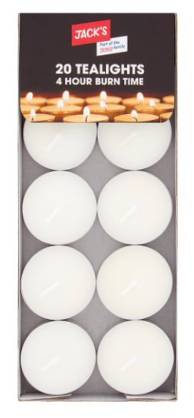Jack's 20 Tealights
