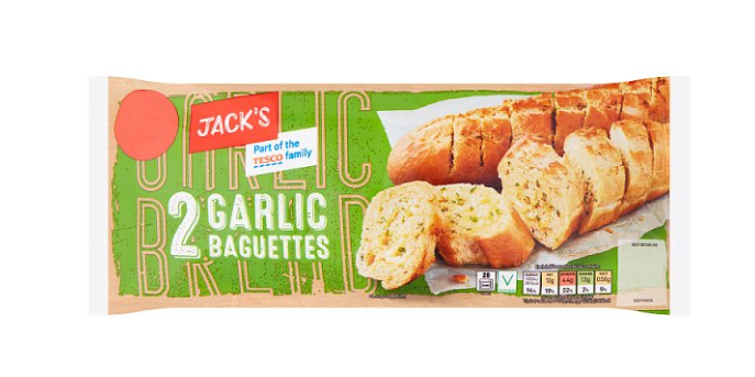Jack's 2 Garlic Baguettes 338g