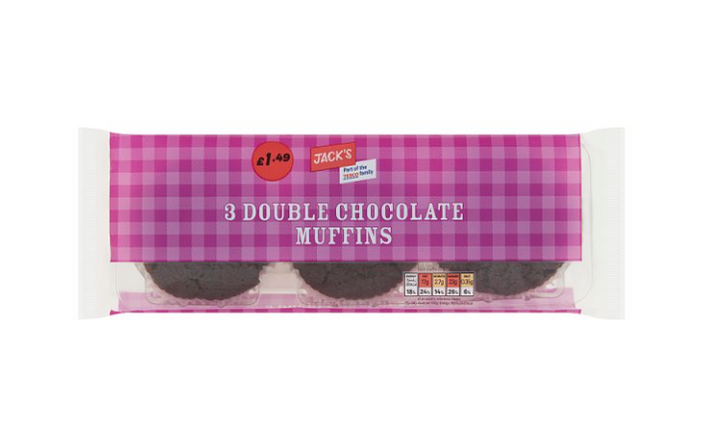 Jack's 3 Double Chocolate Muffins 275g