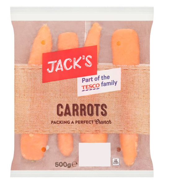 Jack's Carrots 500g 89p