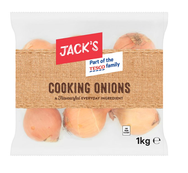 Jack's Cooking Onions 1kg £1.39