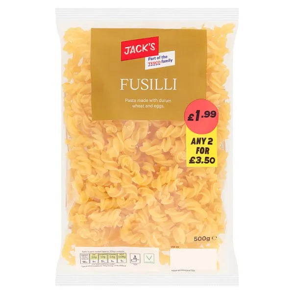 Jack’s Fusilli 500g