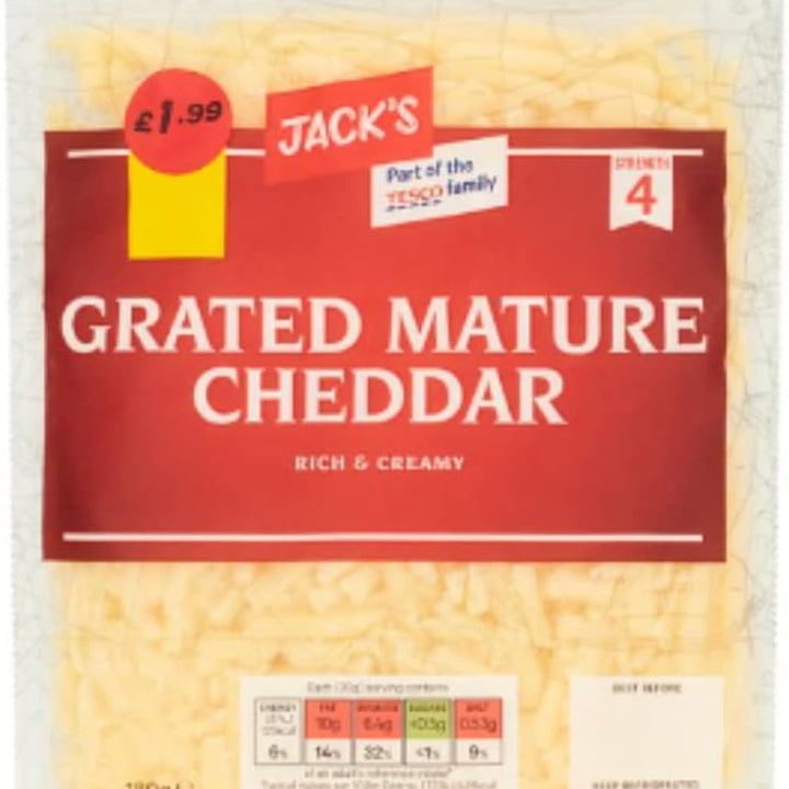 Jack's Grated Mature Cheddar