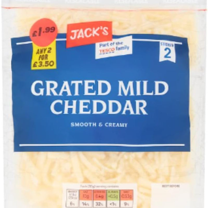 Jack's Grated Mild Cheddar