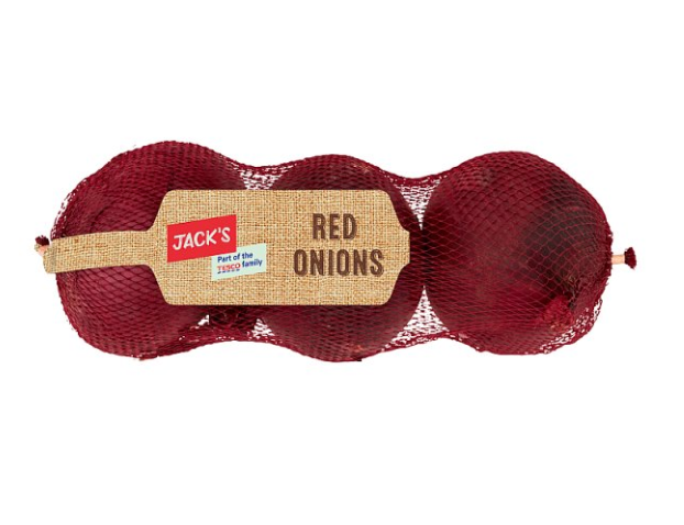 Jack's Red Onions 3 pack £1.59