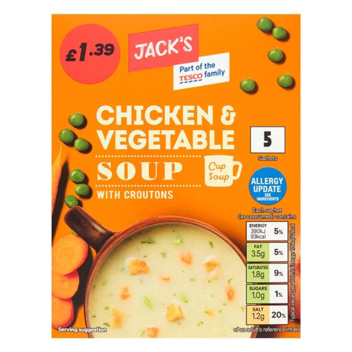 Jacks - Cup Soup - 120g - Chicken & Vegetable