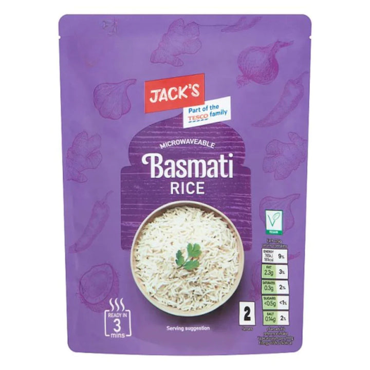 Jack's - Microwaveable Rice - 250g - Basmati Rice