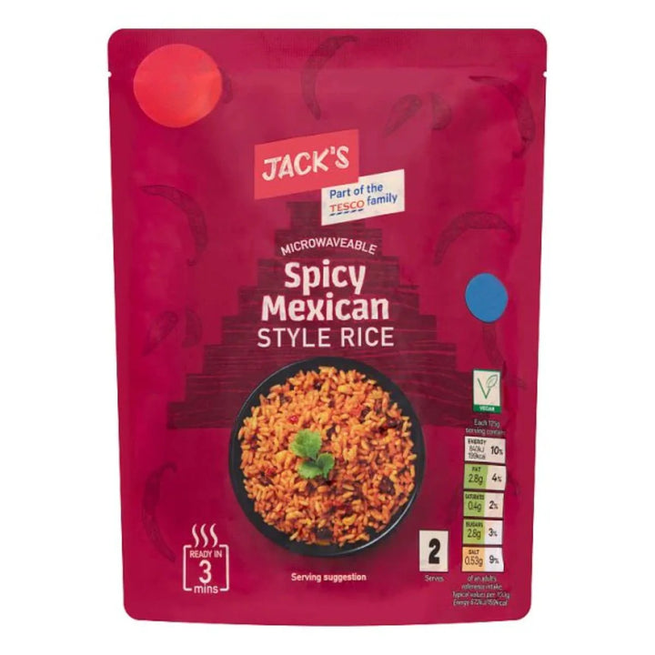 Jack's - Microwaveable Rice - 250g - Spicy Mexican Rice