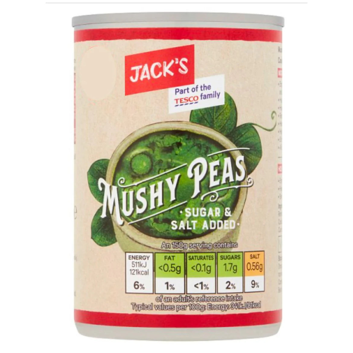 Jacks Mushy Peas 300g