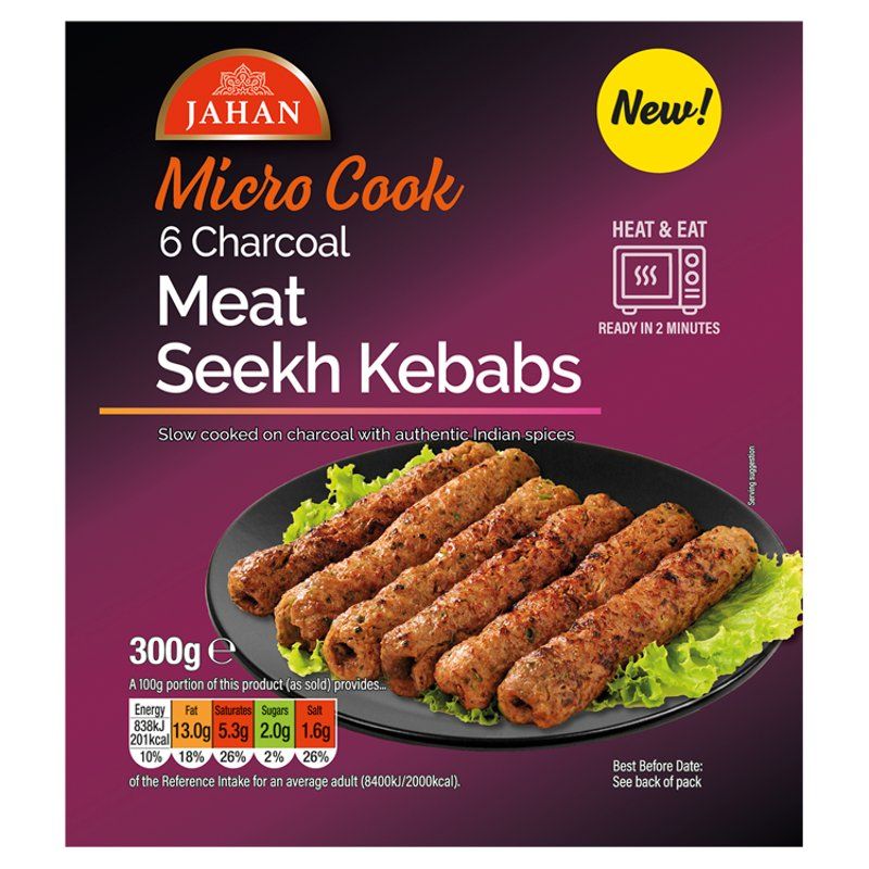 Jahan Meat Charcoal Kebabs 300g £2.99PM