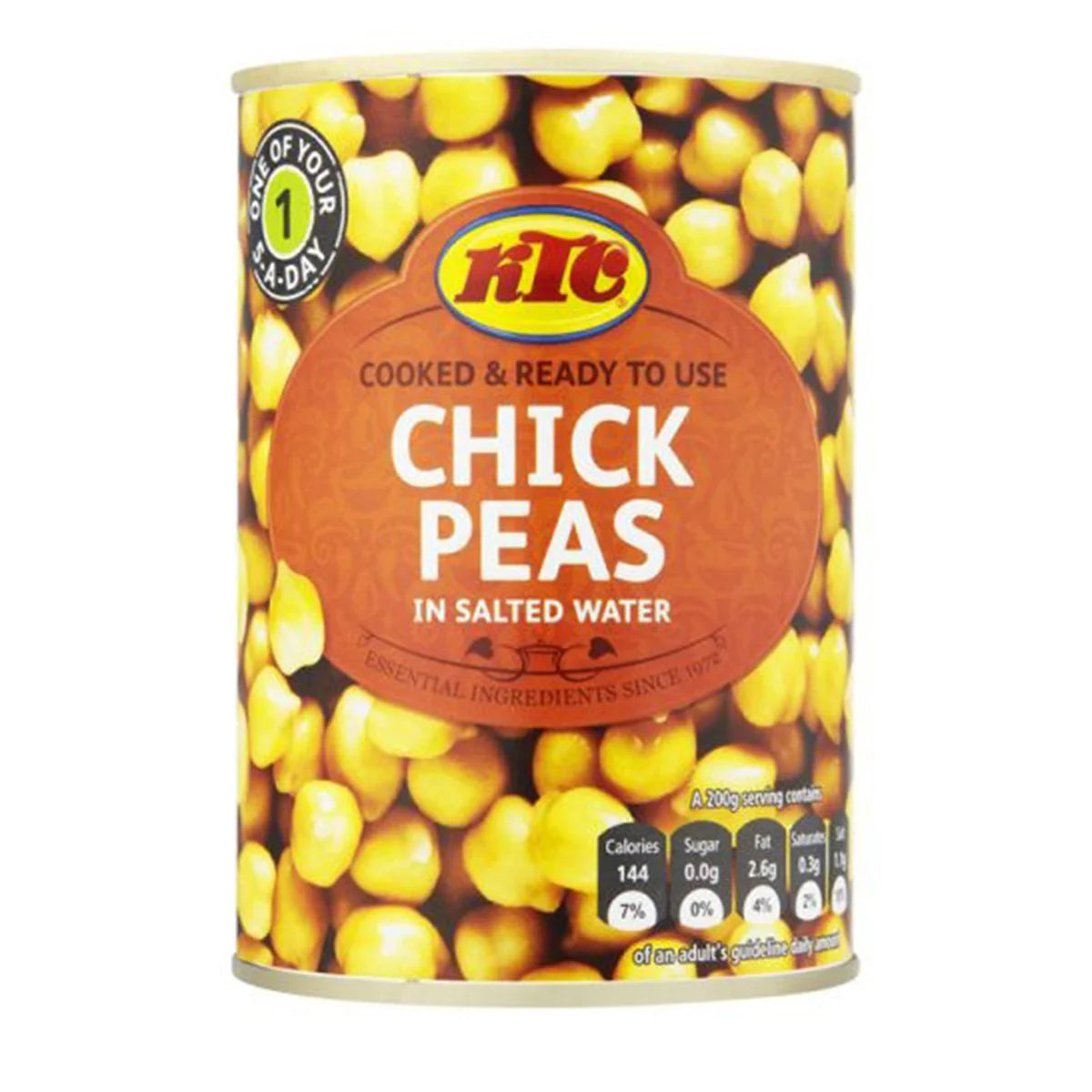 KTC - Chick Peas In Salted Water - 400g