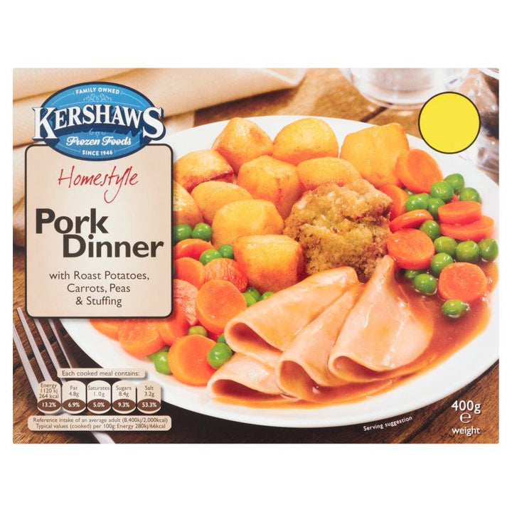 Kershaws Pork Dinner 400g Price Marked £2.75PM