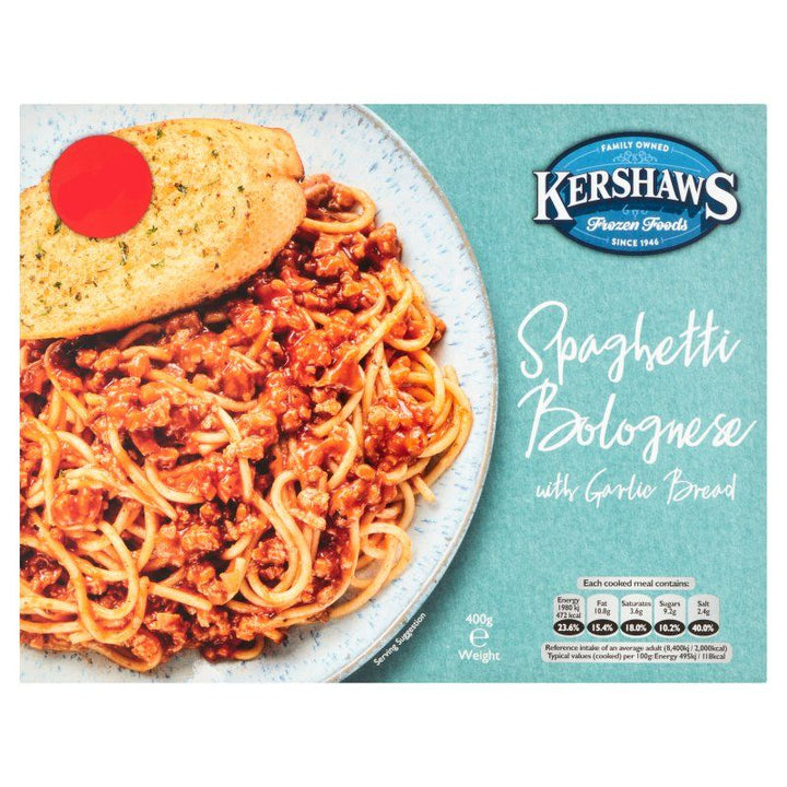 Kershaws Spaghetti Bolognese 400g Price Marked £2.35PM