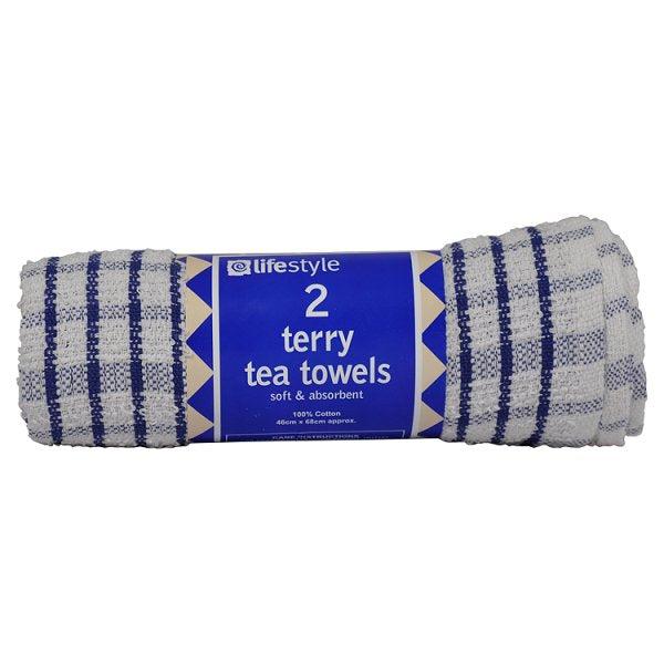 Lifestyle Terry Tea Towels 2's