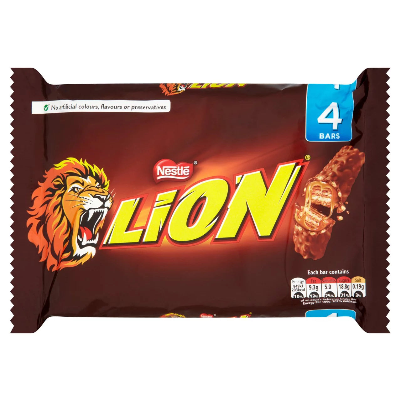 Lion Chocolate Bar 4 Pack Multipack 120g £1.99
