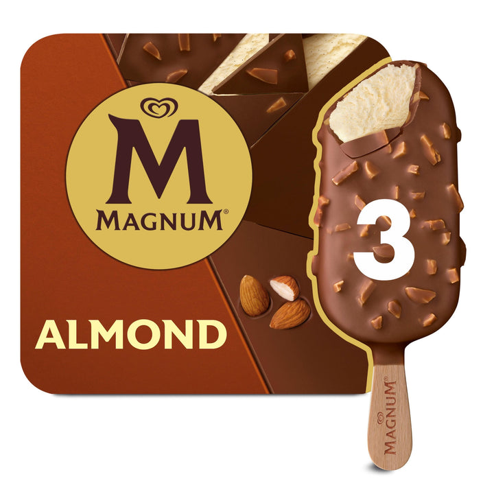 Magnum Ice Cream Sticks Almond 3x 100 ml