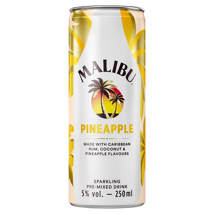 Malibu Pre-Mixed Can - Pineapple