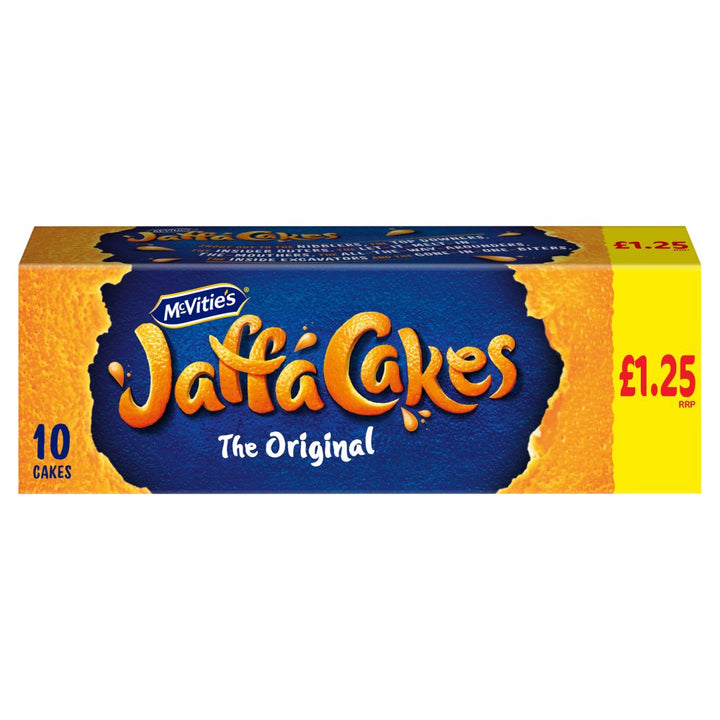 McVitie's Jaffa Cakes Original Chocolate Biscuits 10 Cakes £1.25 PMP, 110g