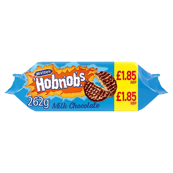 Mcvities Milk Chocolate Hob Nobs Pm £1.85 300g