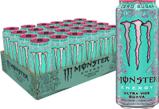 American Monster Drinks 500ml Americanmonstercans Cans - Ultra Vice Guava