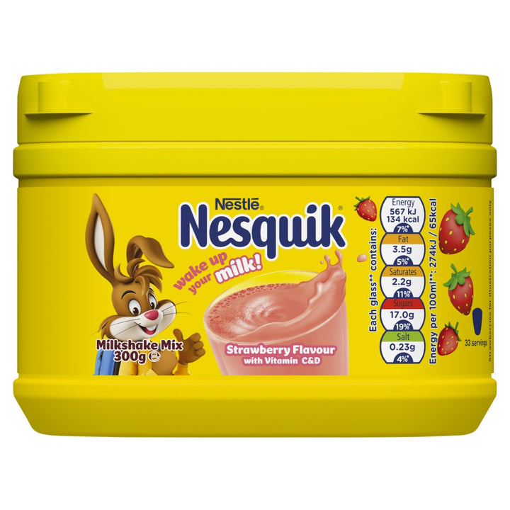 Nesquik Flavour Milkshake Mix 300g - Strawberry