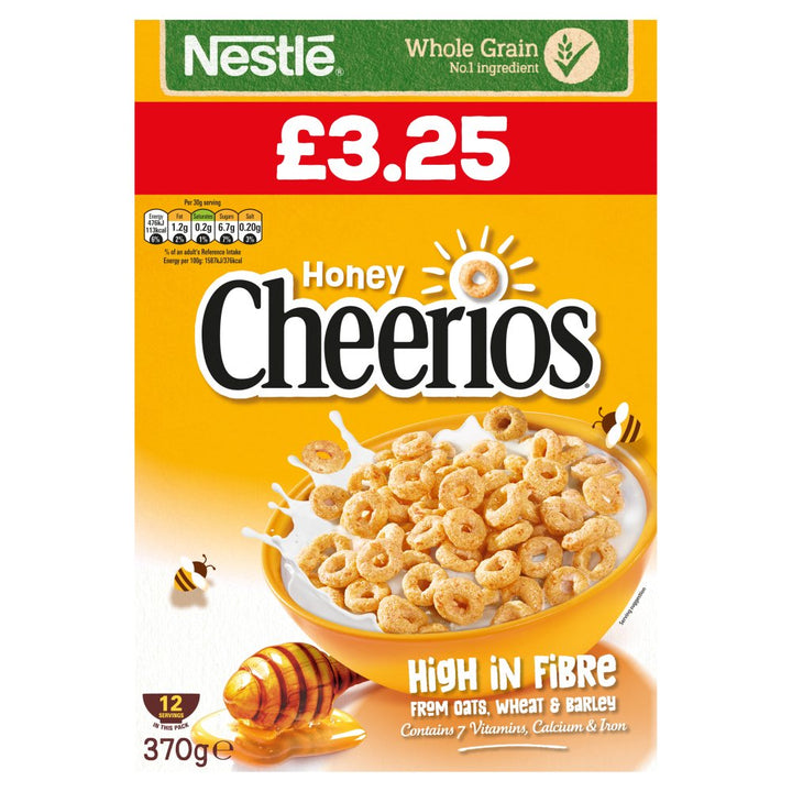 Nestle Cheerios Cereal 390g - Honey