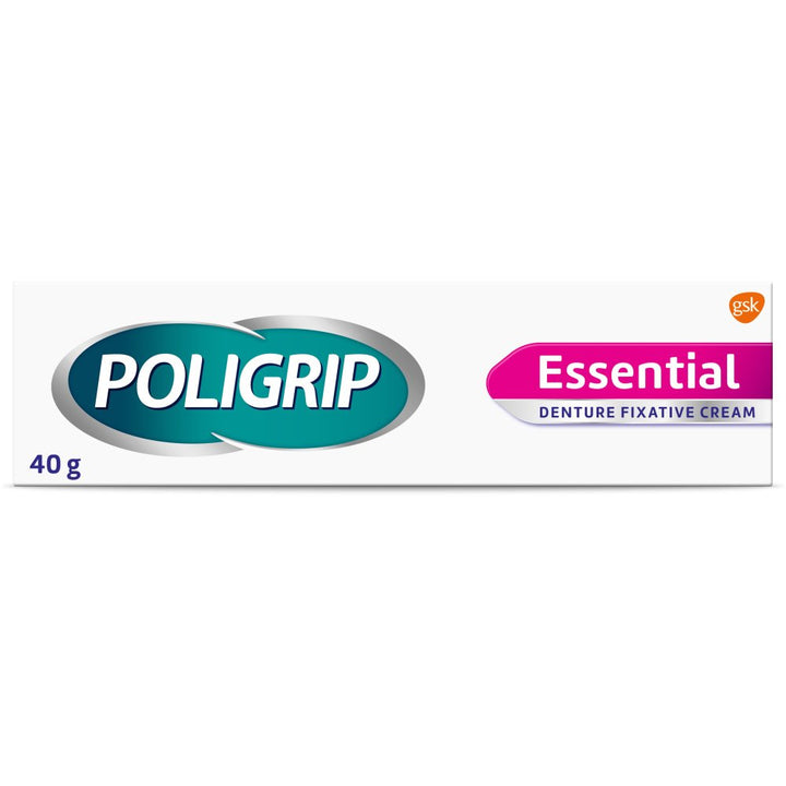 Poligrip Essential Denture Fixative Cream 40g £2.25
