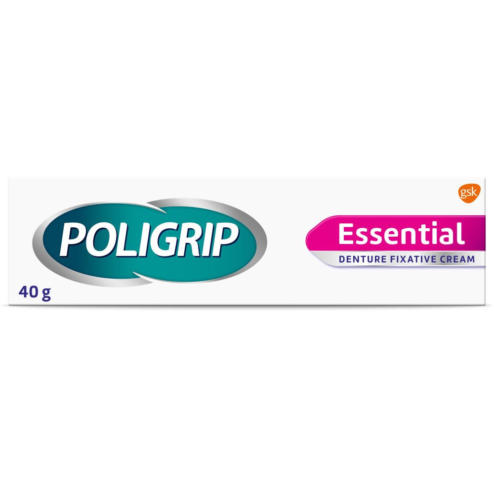 Poligrip Essential Denture Fixative Cream 40g £2.25