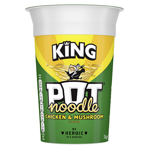 Pot Noodle King Pot 114 g - Chicken & Mushroom
