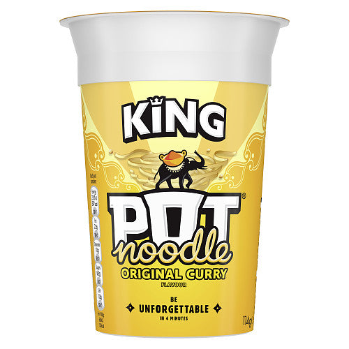 Pot Noodle King Pot 114 g - Original Curry