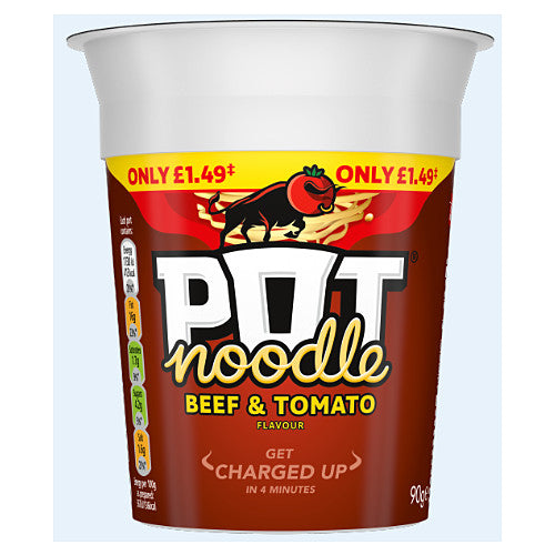 Pot Noodle Standard Pot 90 g - Beef & Tomato