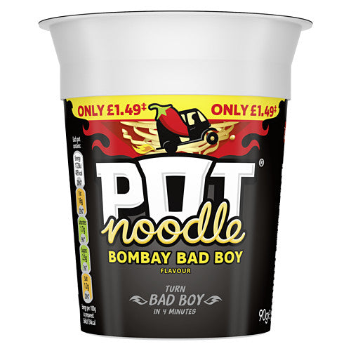 Pot Noodle Standard Pot 90 g - Bombay Bad Boy
