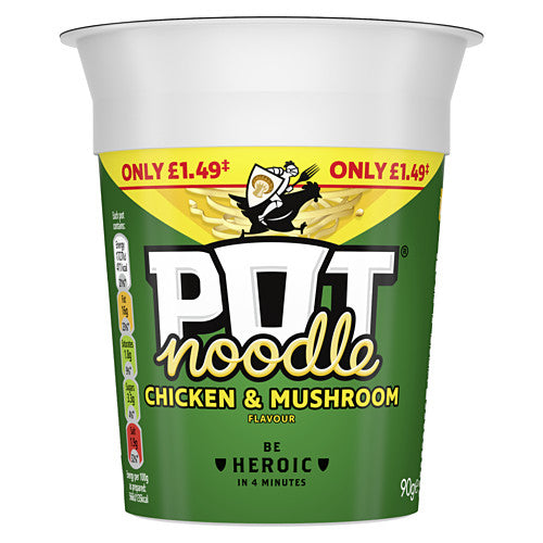 Pot Noodle Standard Pot 90 g - Chicken & Mushroom
