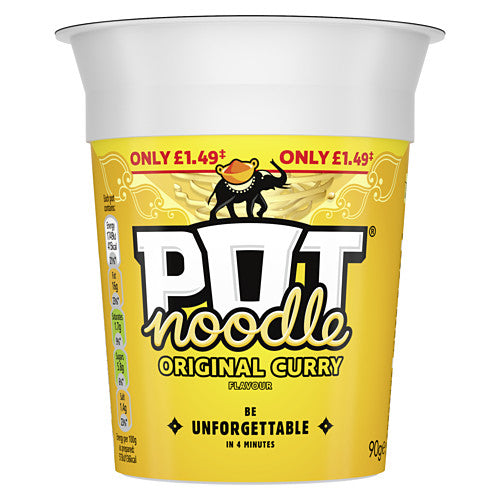 Pot Noodle Standard Pot 90 g - Original Curry